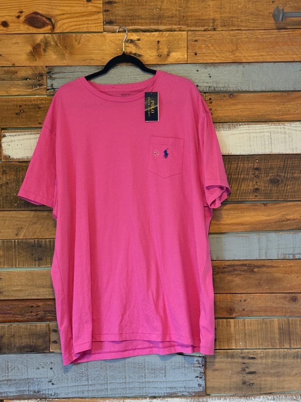 NWT Polo Ralph Lauren Classic Fit Jersey Crewneck Pocket Tee - Picture 3 of 5